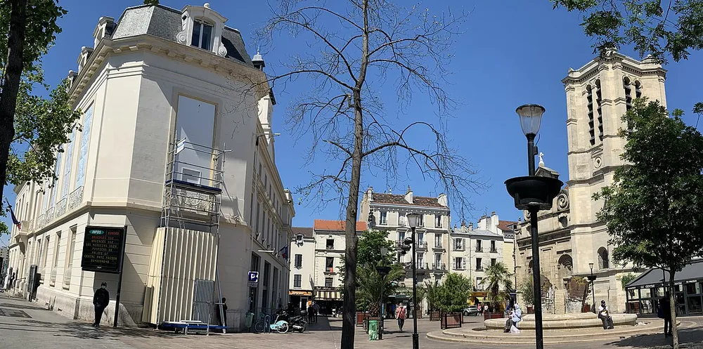 Place de l’Hôtel-de-Ville d’Aubervilliers